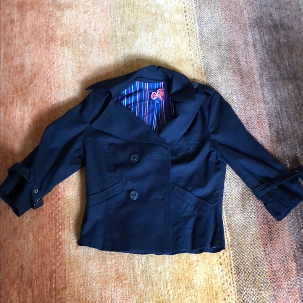 Navy Short Coat